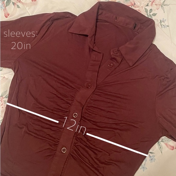 Ruched button up - Picture 5 of 5